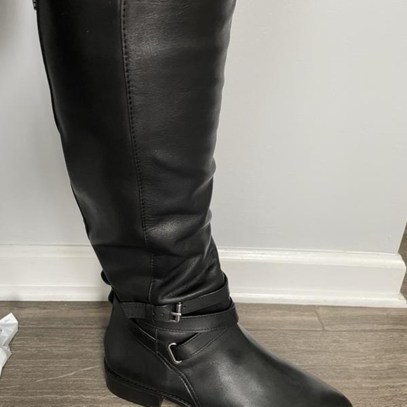 Sam Edelman Patsy Elegant Black Over the Knee Boots - Picture 4 of 15